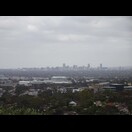 Blick zurück auf das Zentrum von Adelaide